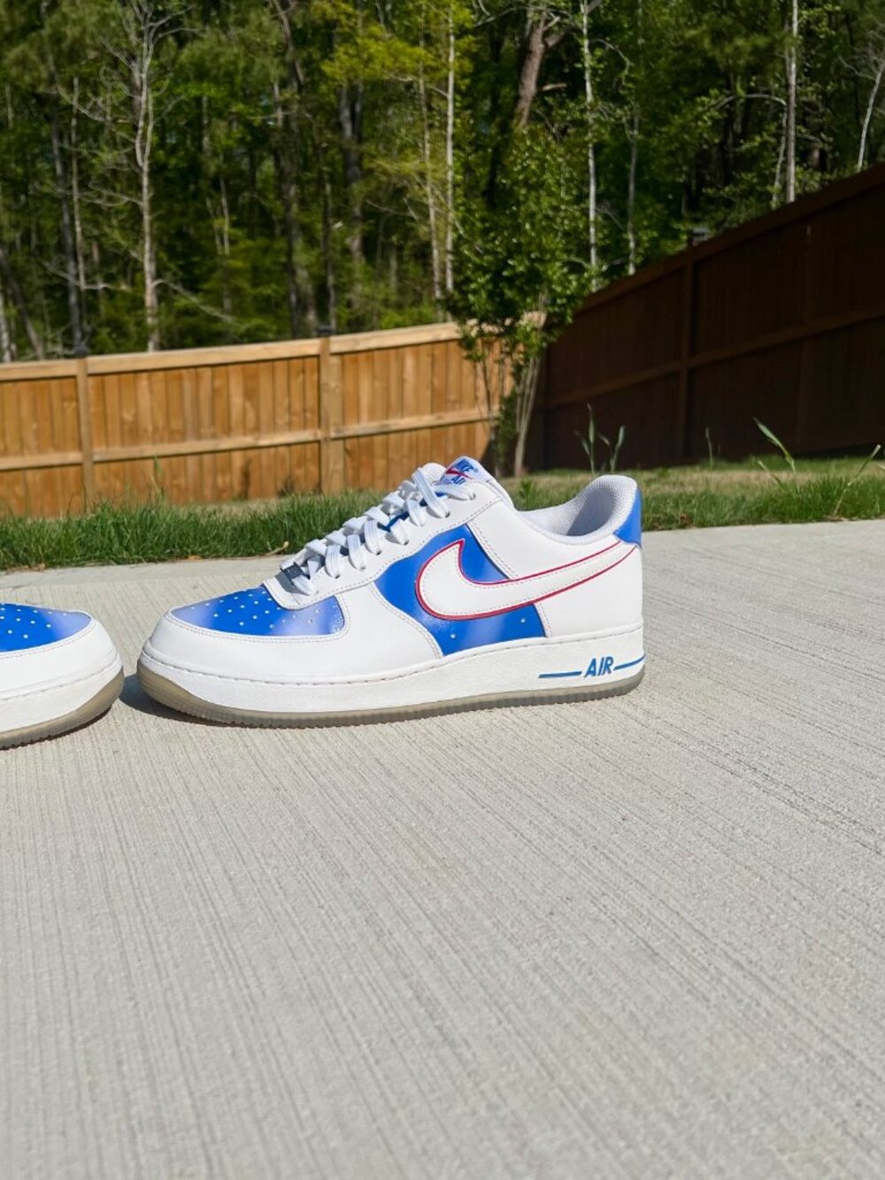 Nike air force 1 low New Jersey Nets hardwood classics 100% authentic - Picture 14 of 14